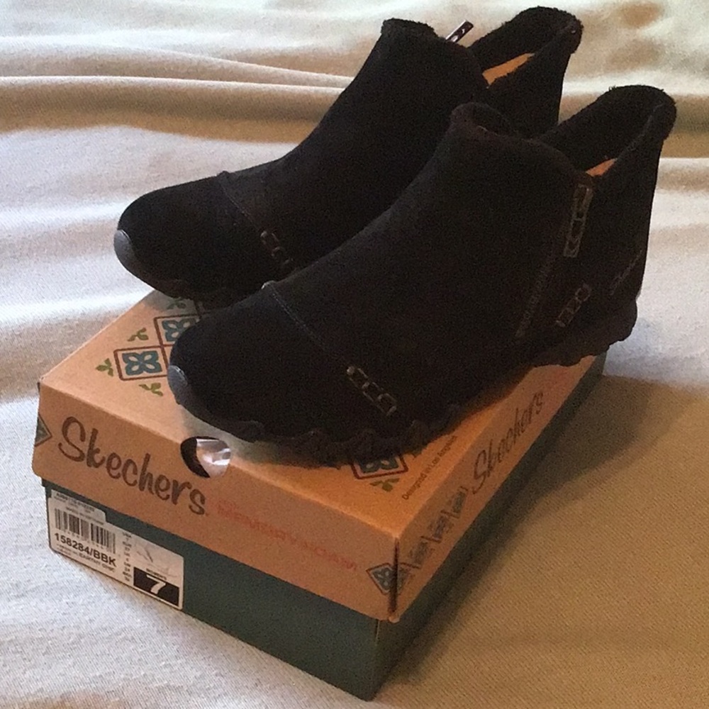 Skechers biker boots